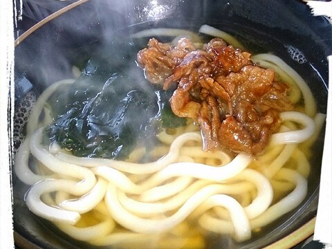 あったか肉うどん☆